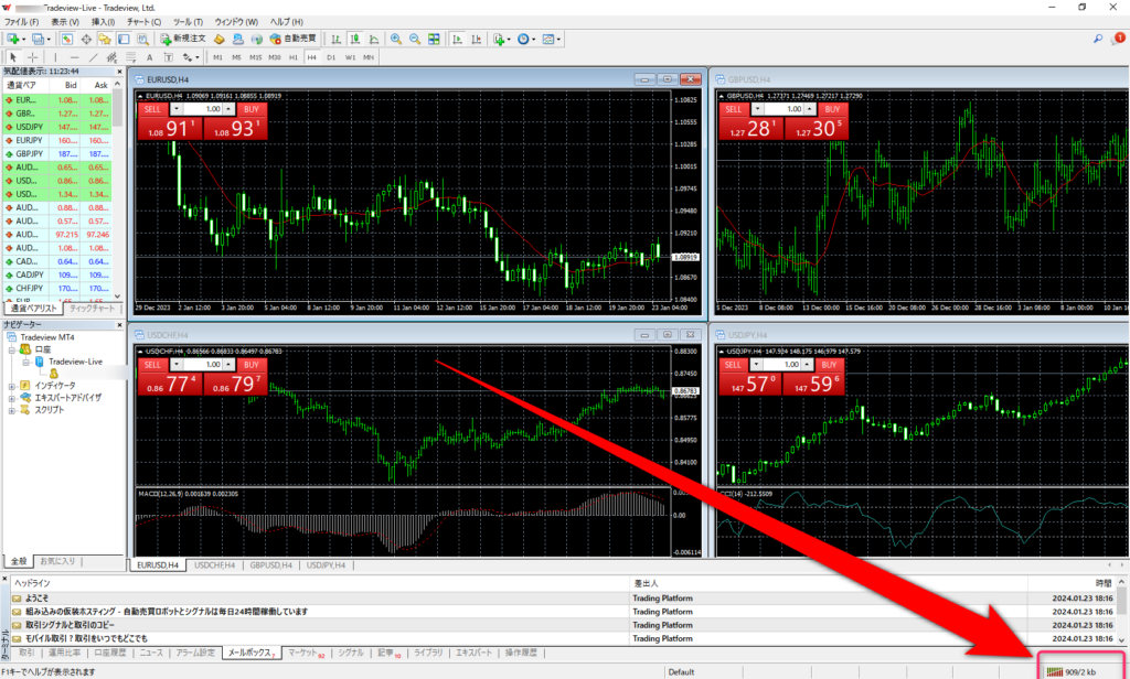 Tradeview‏　MT4・MT5　ログイン