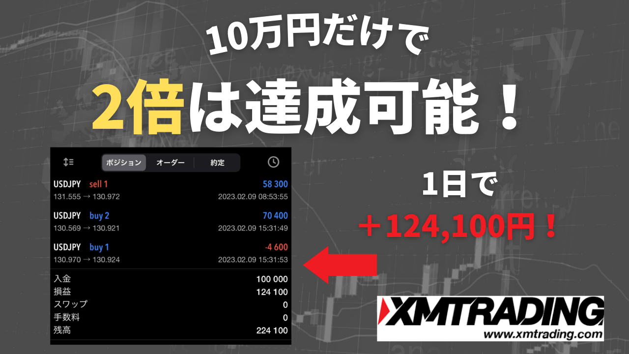 XMの10万円チャレンジで一攫千金？5万円から始める手順やおすすめ手法、ロット数について解説